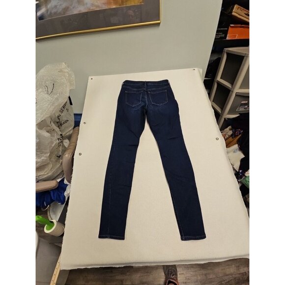 Old Navy Rockstar Pop Icon Skinny Jeans 4 Long Blue Stretch Pants Denim 5 Pocket - Picture 6 of 6